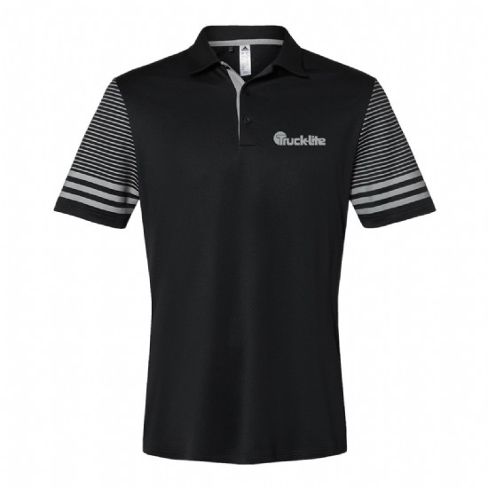 Adidas Striped Sleeve Sport Shirt #2