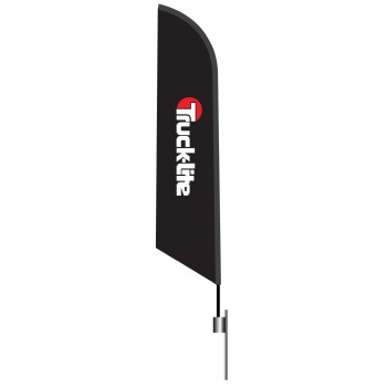 Double Sided Feather Angled Flag (14')